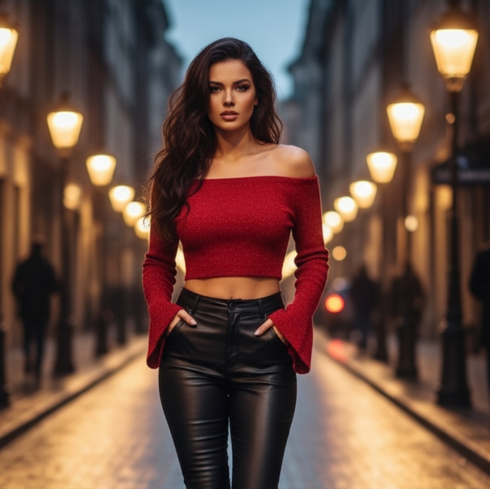 Fashion Nova Maroon Crop Top, New with Tags